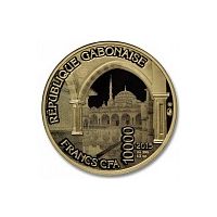 Аверс монеты «Сердце Чечни-15 (в оригинальной упаковке)»